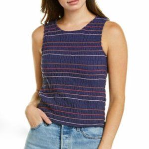 MADEWELL TEXTURE & THREAD stitched smocked tank top